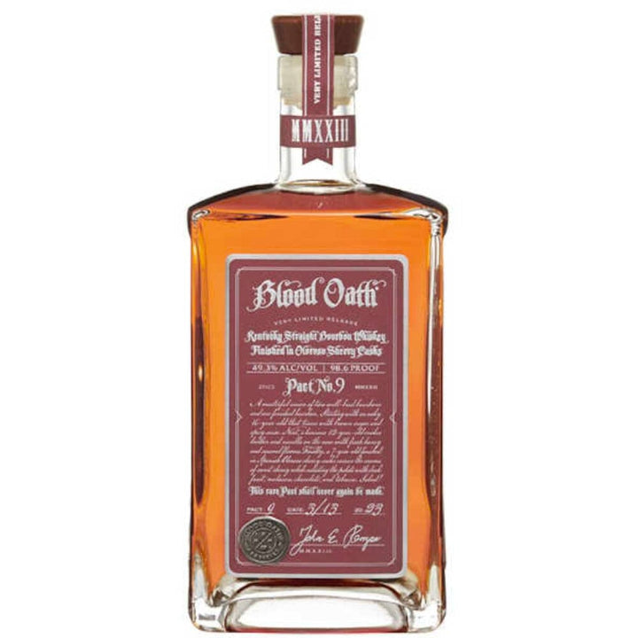 Blood Oath Pact No. 9 Bourbon Blood Oath 