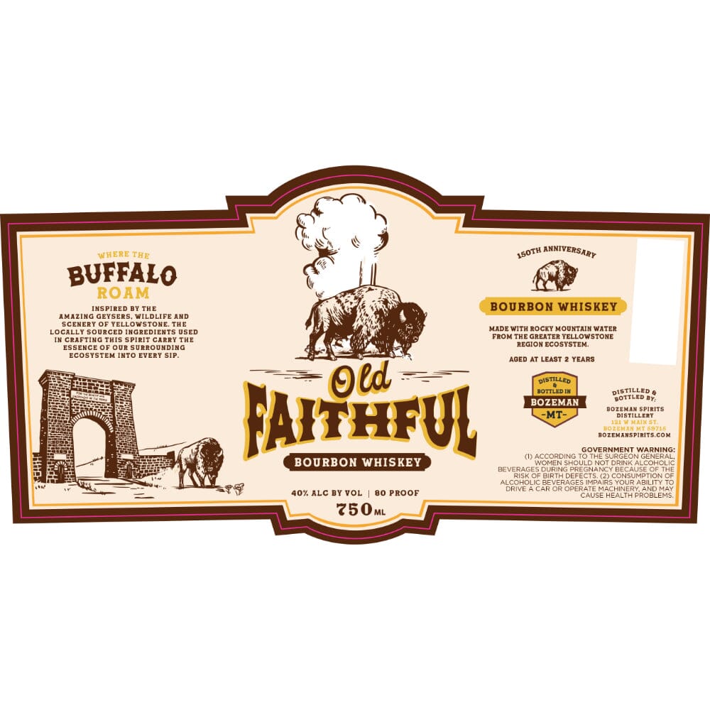 Buy Bozeman Spirits Old Faithful Bourbon Online