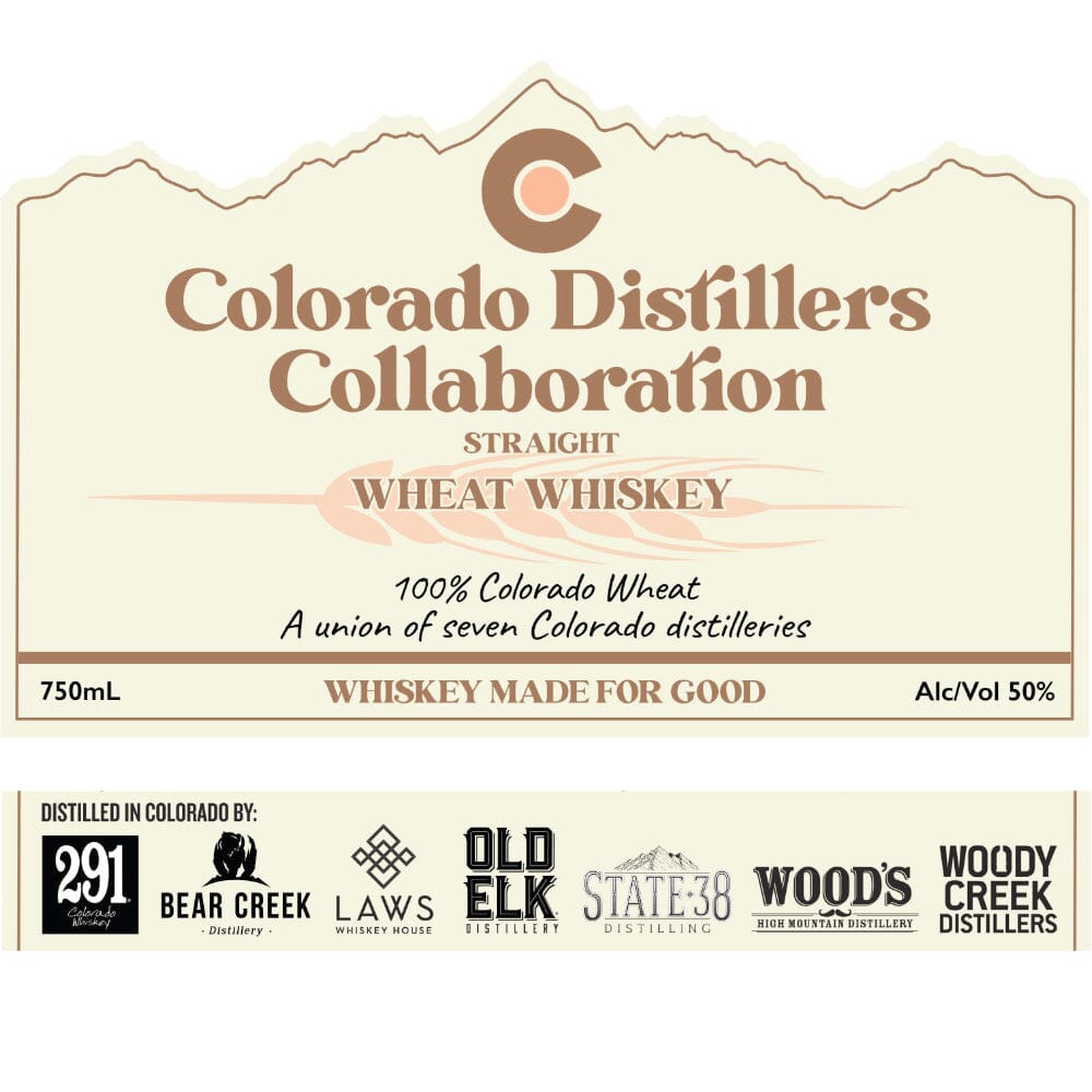 Colorado Distillers Collaboration Straight Wheat Whiskey Wheat Whiskey Colorado Distillers Collaboration 