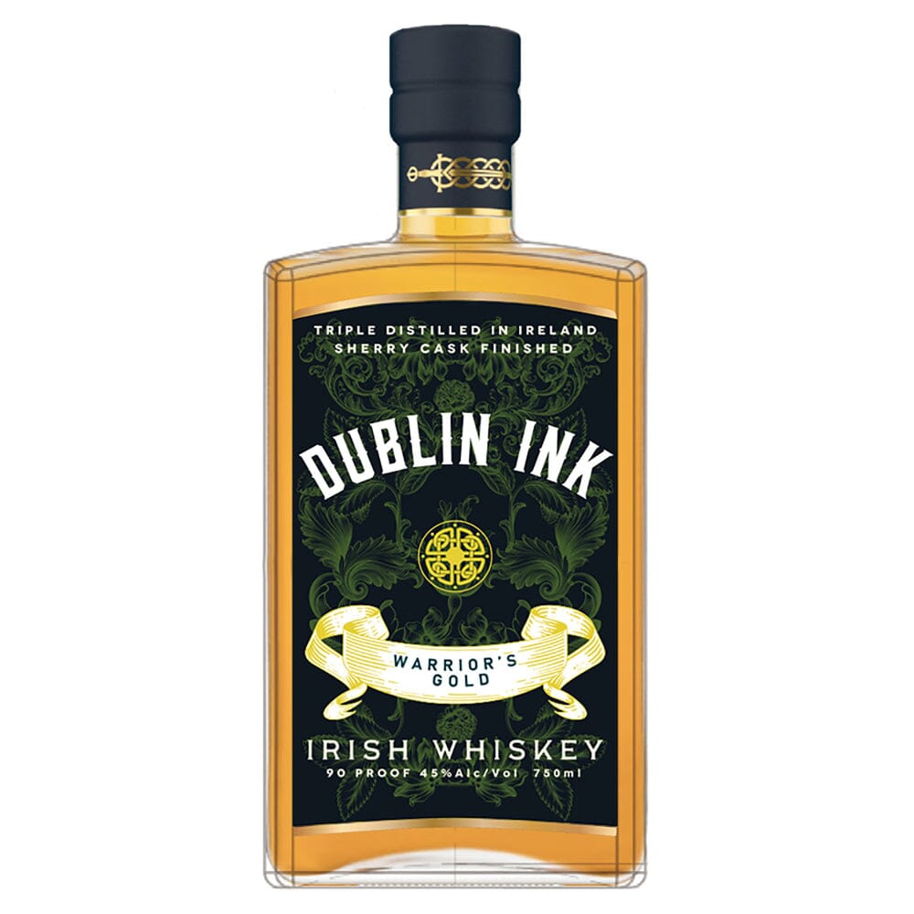 Dublin Ink Warriors Gold Irish Whiskey Irish Whisky Dublin Ink 