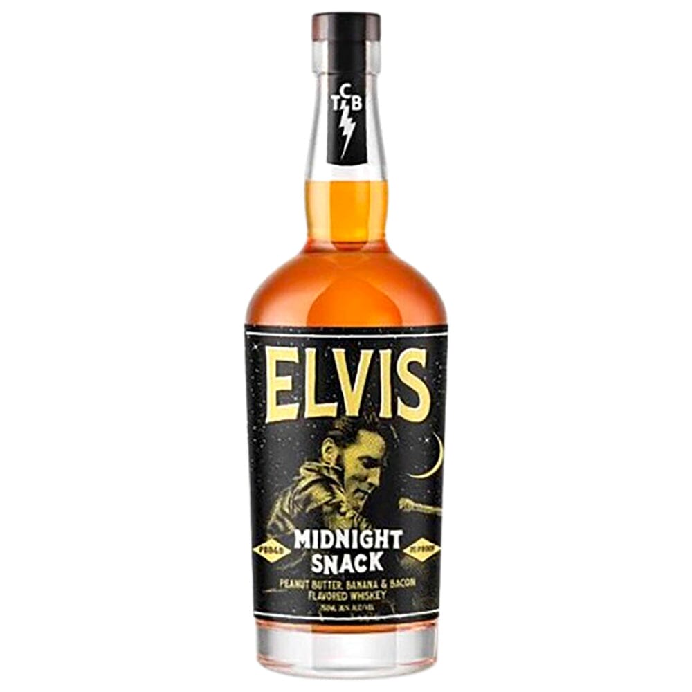 Elvis Midnight Snack Peanut Butter, Banana & Bacon Flavored Whiskey Flavored Whiskey Elvis Whiskey 