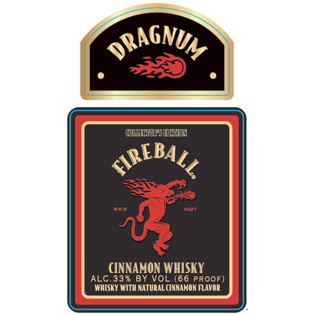 Fireball Dragnum Collector’s Edition Cinnamon Whisky Flavored Whiskey Fireball 