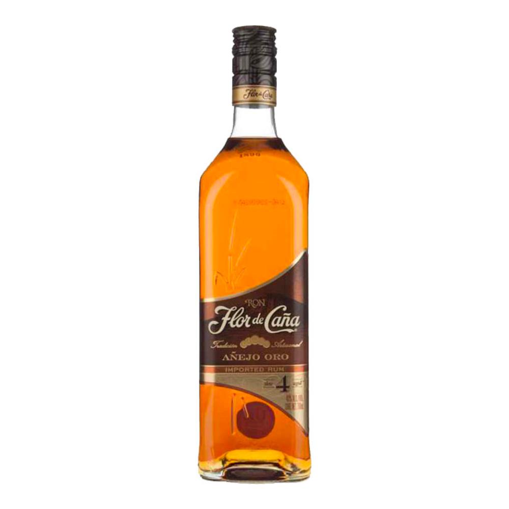 Flor De Caña 4 Year Añejo Oro Rum Flor De Caña Rum 