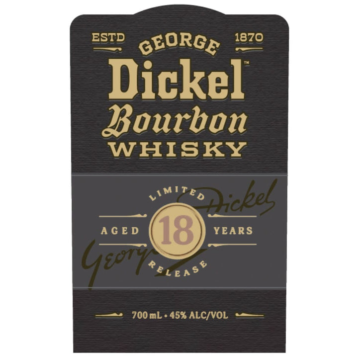 George Dickel 18 Year Old Bourbon Limited Edition Bourbon George Dickel 