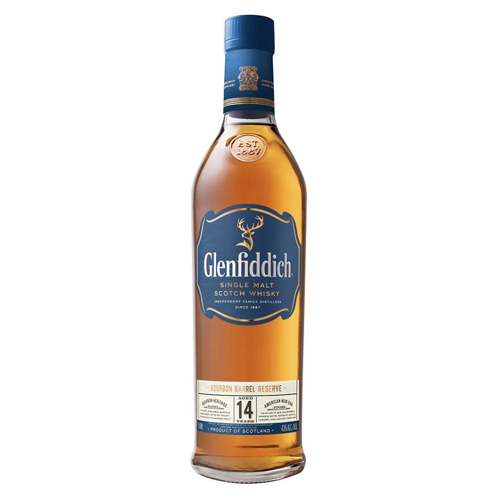 Glenfiddich 14 Year Old Bourbon Barrel Reserve Scotch Glenfiddich 