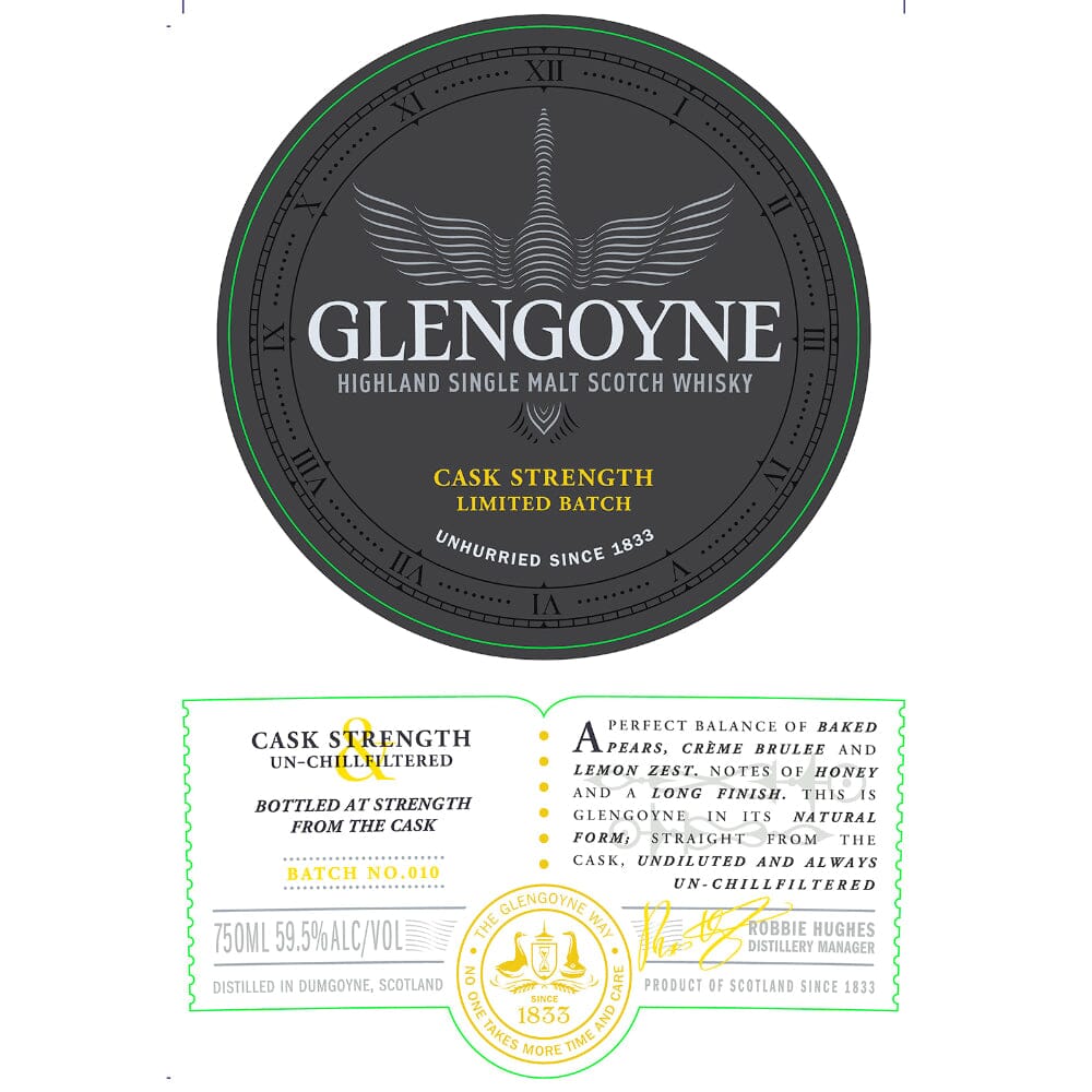 Glengoyne Cask Strength Batch No. 010 Scotch Glengoyne 