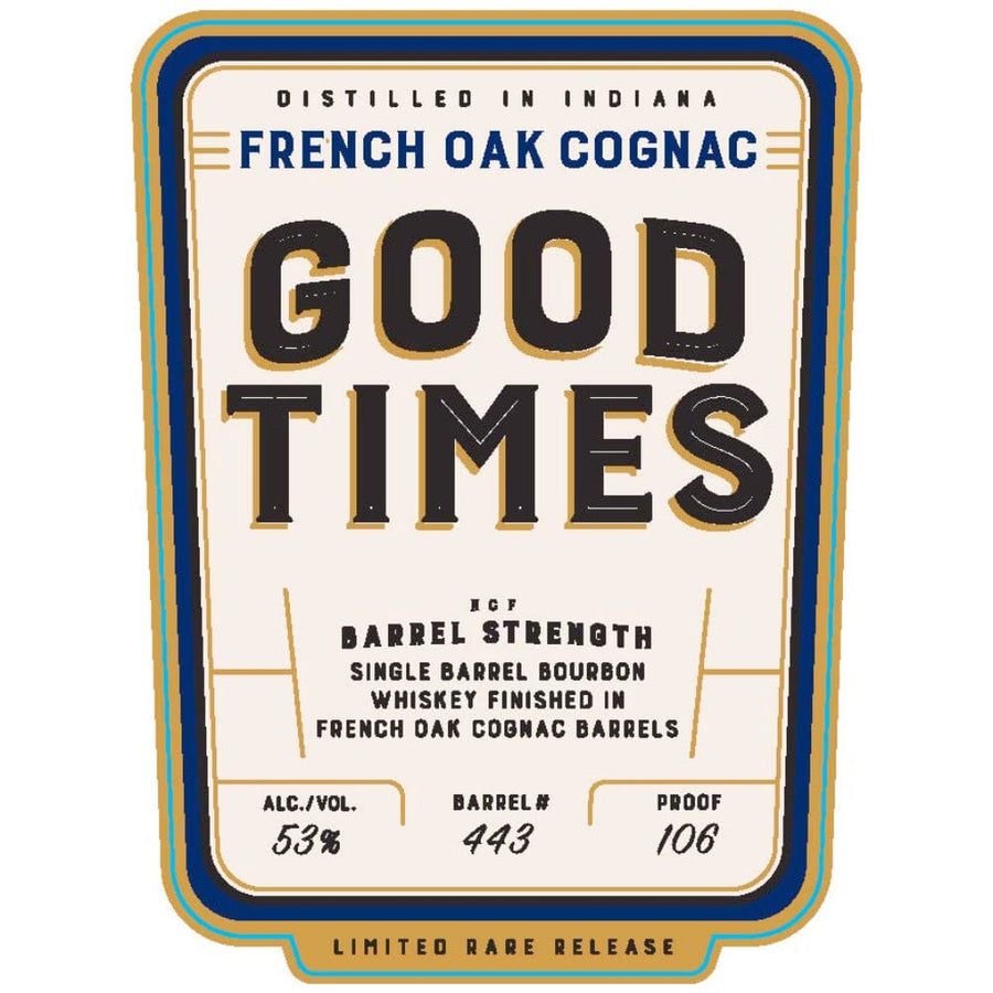 Good Times French Oak Cognac Bourbon Bourbon Good Times Bourbon 