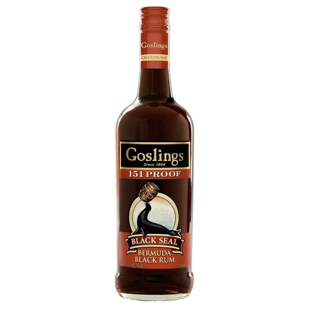 Goslings Black Seal Rum (151 Proof) Rum Goslings Rum 