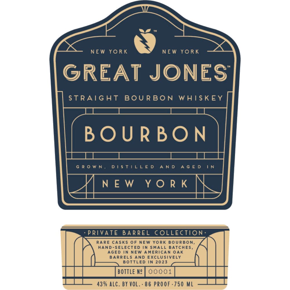 Great Jones Private Barrel Collection Straight Bourbon Bourbon Great Jones Distillery 