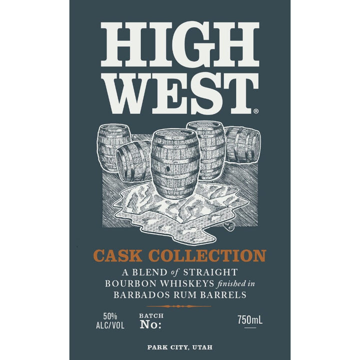 High West Cask Collection Bourbon Finished in Barbados Rum Barrels Bourbon High West Distillery 