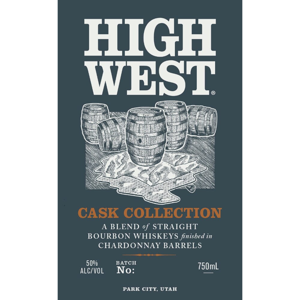 High West Cask Collection Bourbon Finished in Chardonnay Barrels Bourbon High West Distillery 