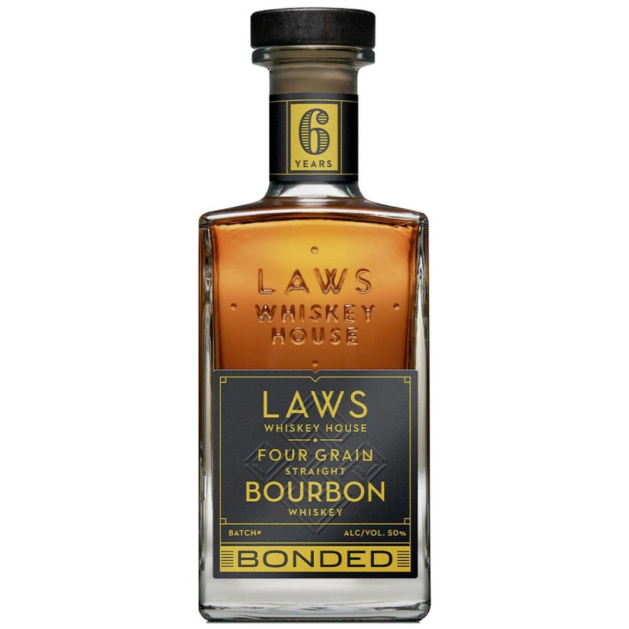 Laws Four Grain Straight Bourbon Bottled in Bond 6 Year Bourbon Laws Whiskey House 