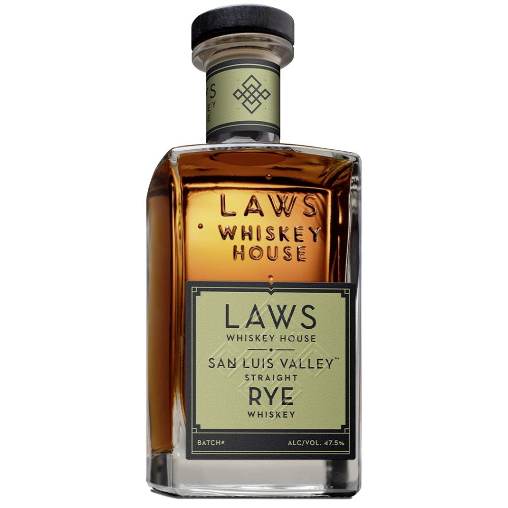 Laws San Luis Valley Straight Rye Rye Whiskey Laws Whiskey House 