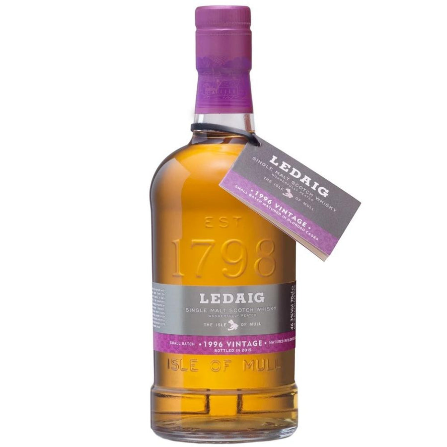 Ledaig 1996 Vintage 19 Year Old Scotch Tobermory Distillery 