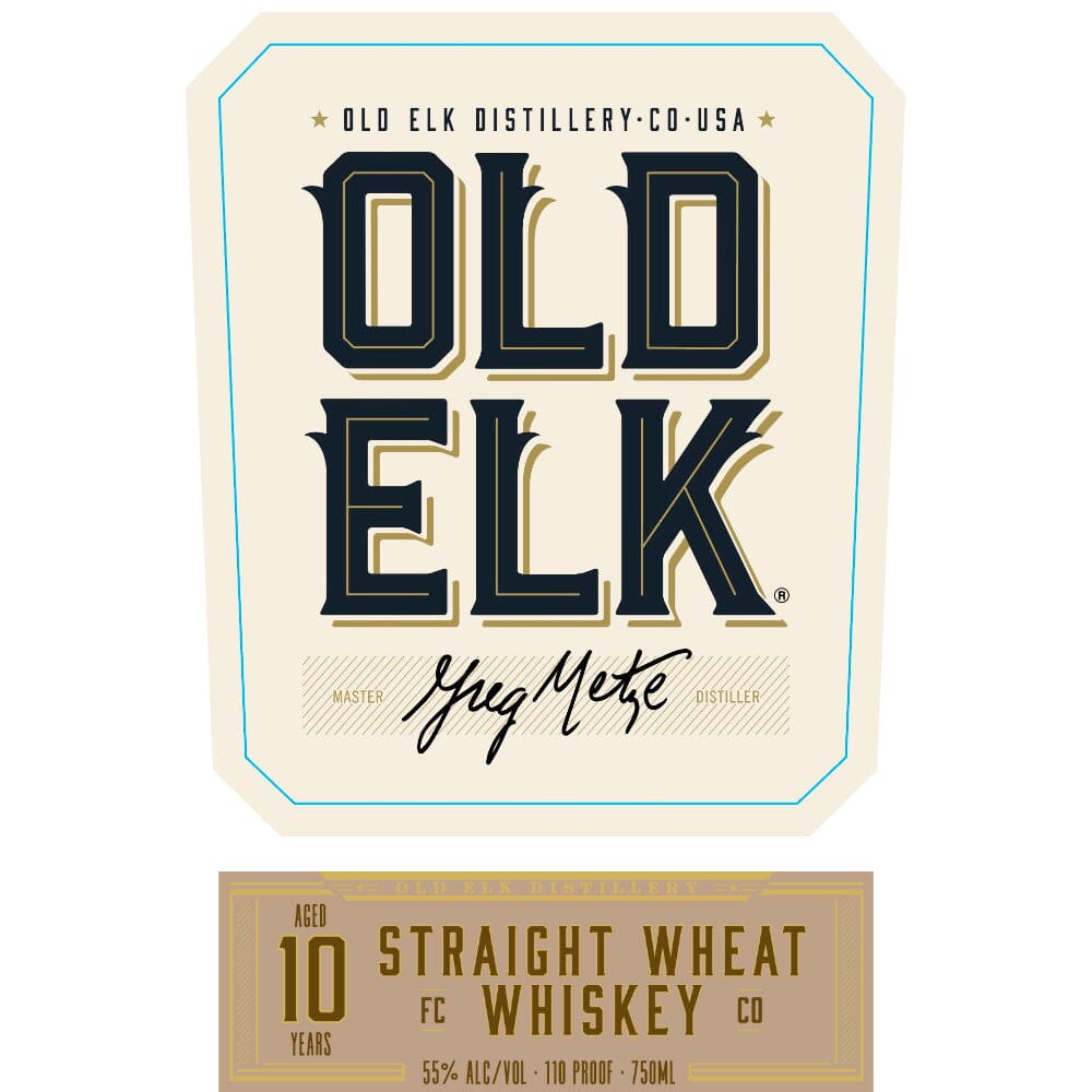Old Elk 10 Year Old Straight Wheat Whiskey Wheat Whiskey Old Elk Bourbon 