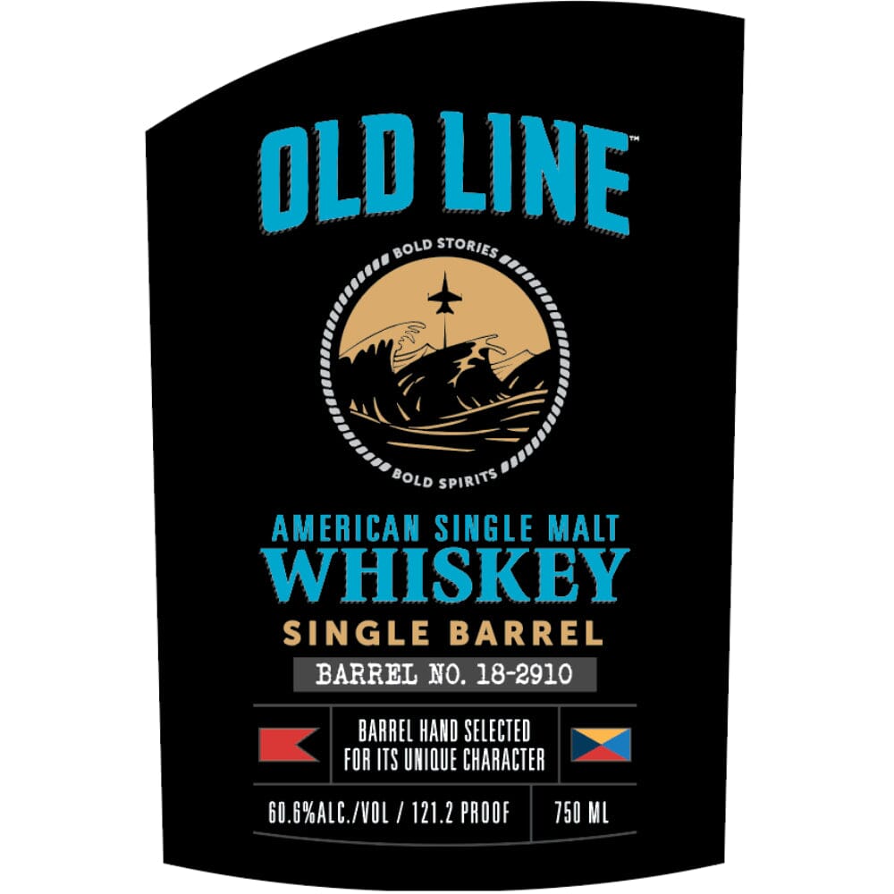 Old Line Single Barrel American Single Malt Whiskey Single Malt Whiskey Old Line Spirits 