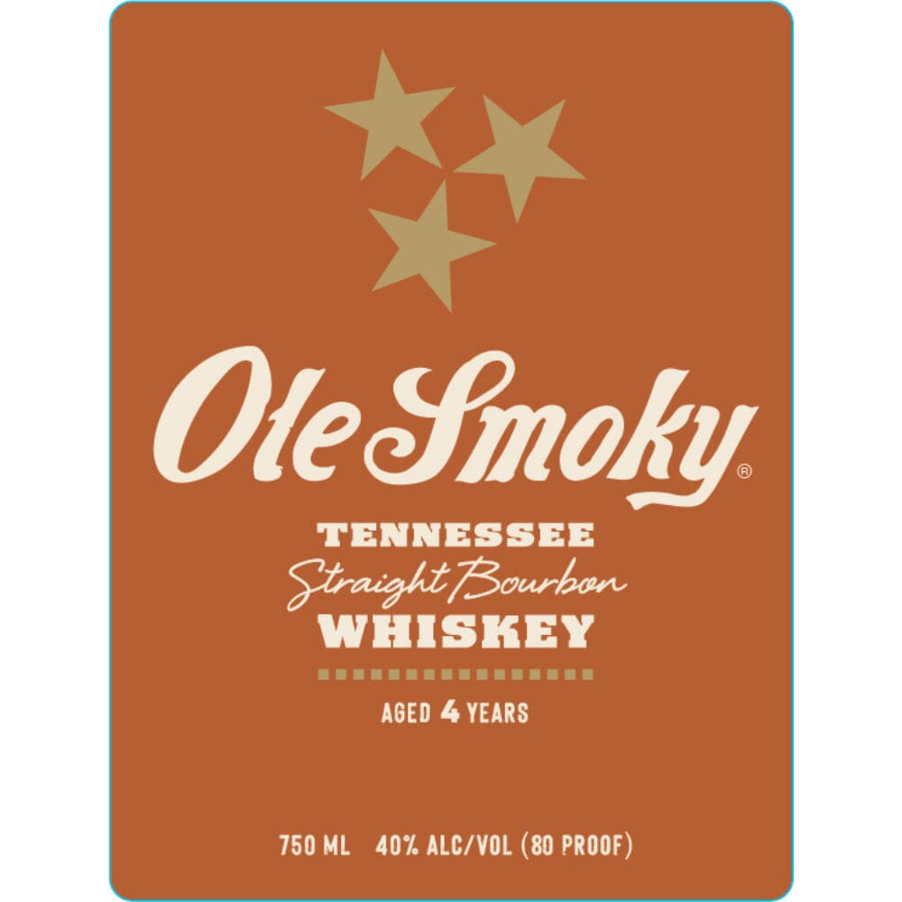 Ole Smoky 4 Year Old Tennessee Straight Bourbon Bourbon Ole Smoky 