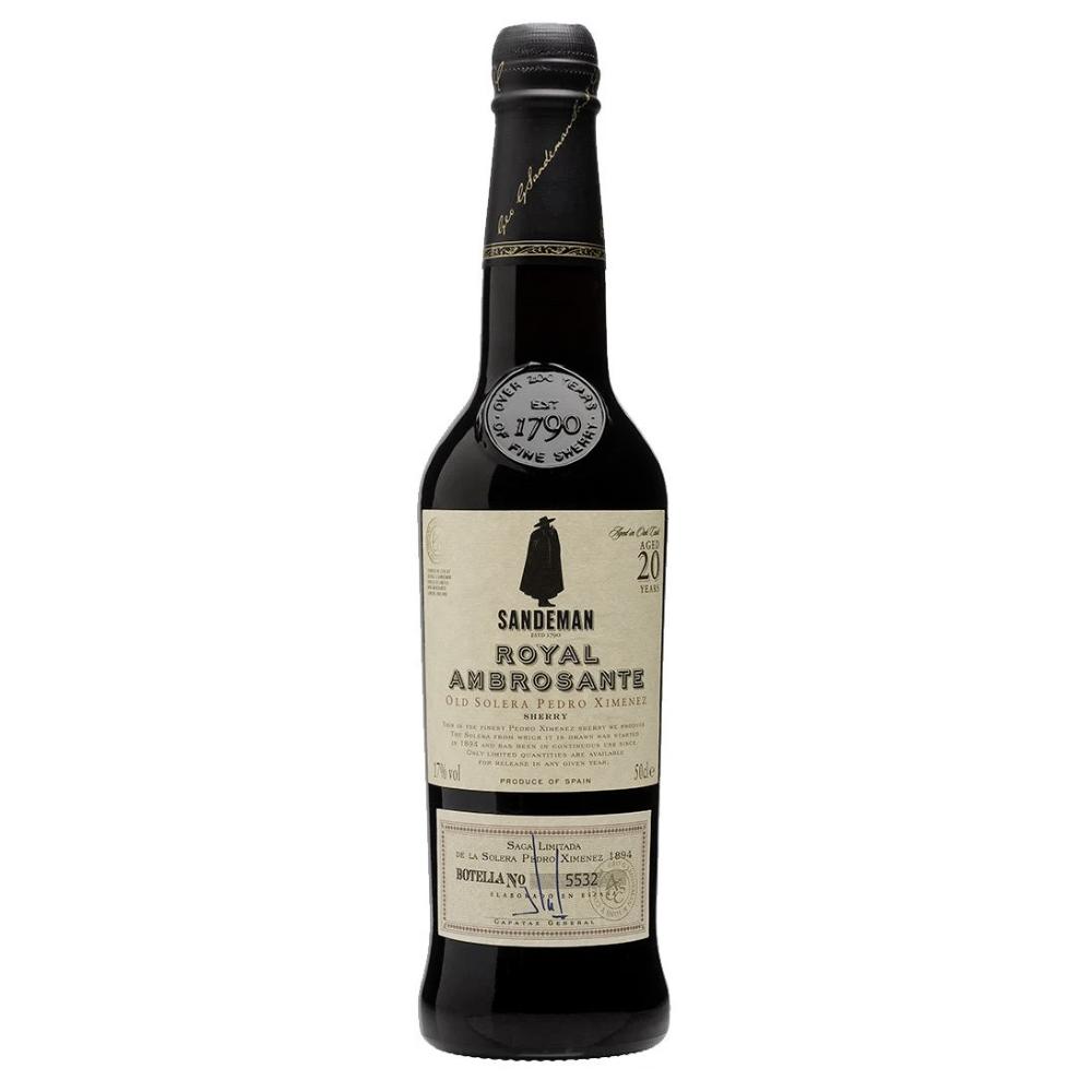 Sandeman Royal Ambrosante Pedro Ximenez 20 YO Sherry Wine Sandeman 