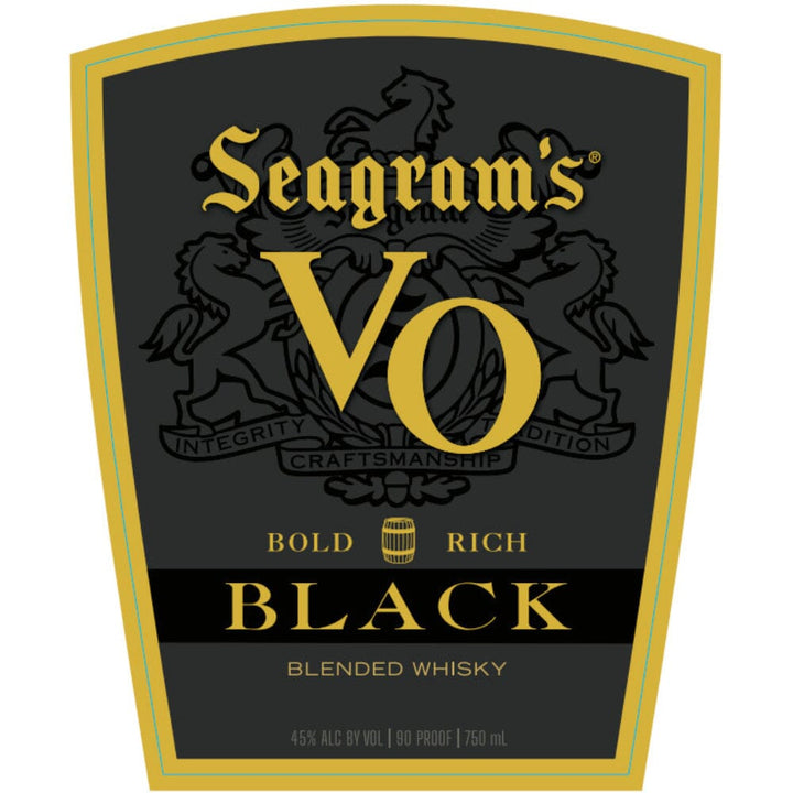 Seagram’s VO Black Blended Whisky Blended Whiskey Seagrams 