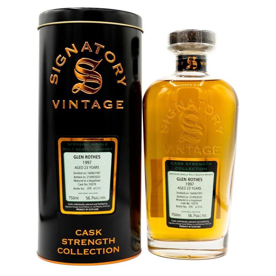 Signatory Single Cask Glenrothes 23 Year (Cask #10278) Scotch Signatory 