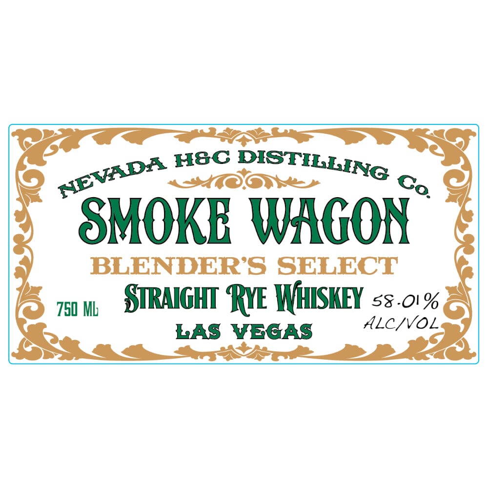 Smoke Wagon Blender’s Select Straight Rye Whiskey Rye Whiskey Smoke Wagon Bourbon 