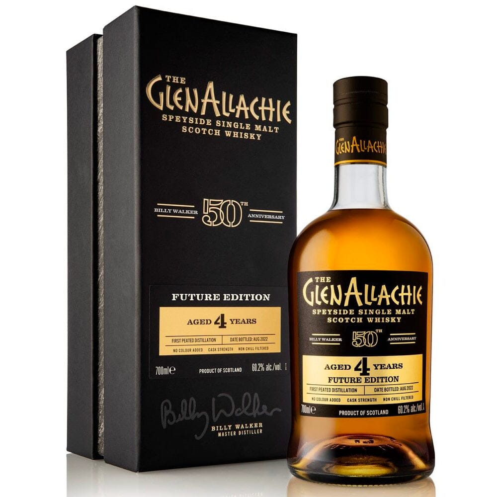 The GlenAllachie Billy Walker 50th Anniversary 4 Year Peated Scotch Whisky Scotch The GlenAllachie 