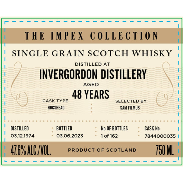 The ImpEx Collection Invergordon Distillery 48 Year Old 1974 – Sip The ImpEx Collection Invergordon Distillery 48 Year Old 1974 – Sip