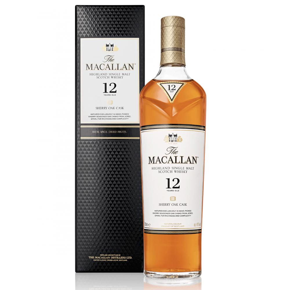 The Macallan 12 Year Old Sherry Oak Scotch The Macallan 
