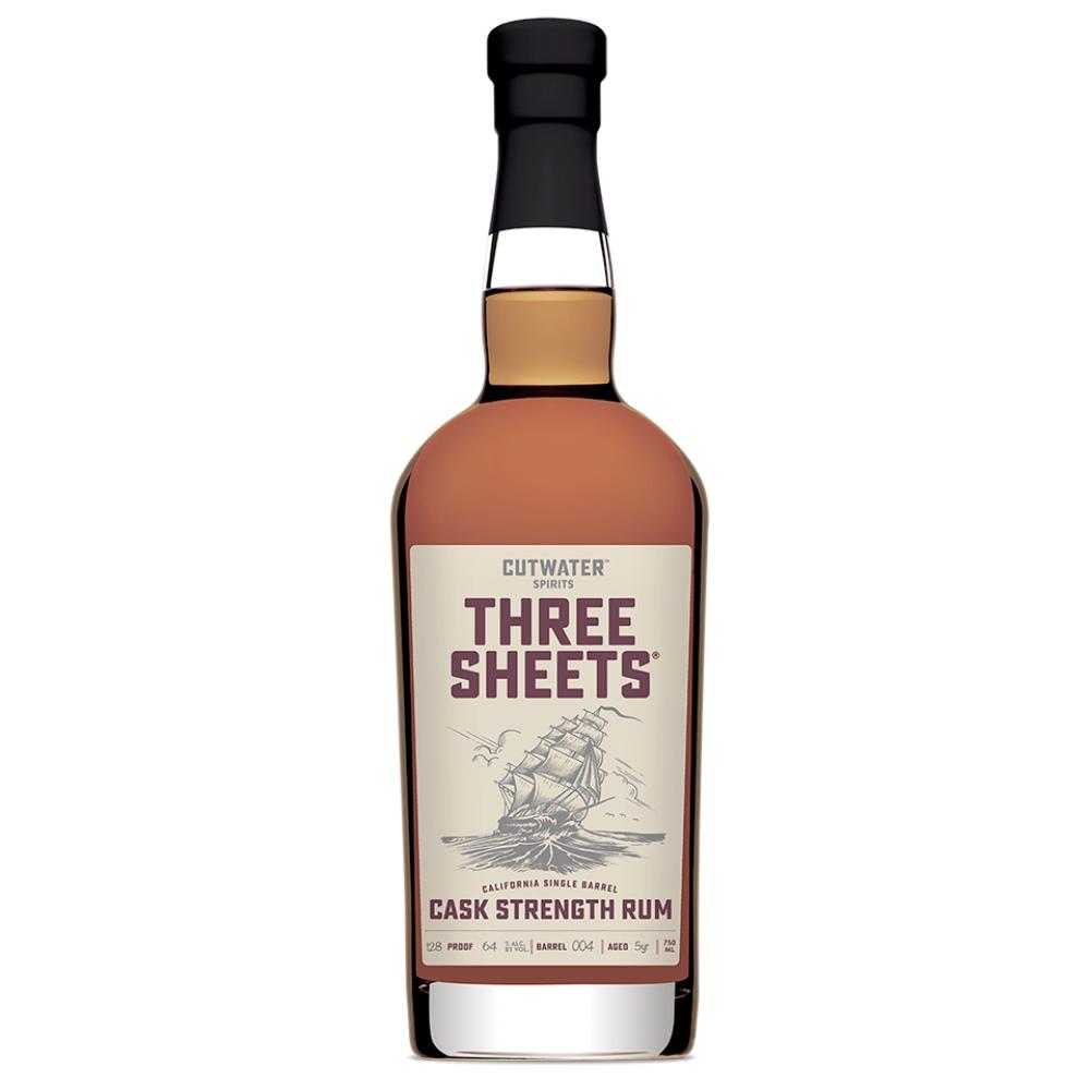 Three Sheets Cask Strength Rum Rum Cutwater Spirits 