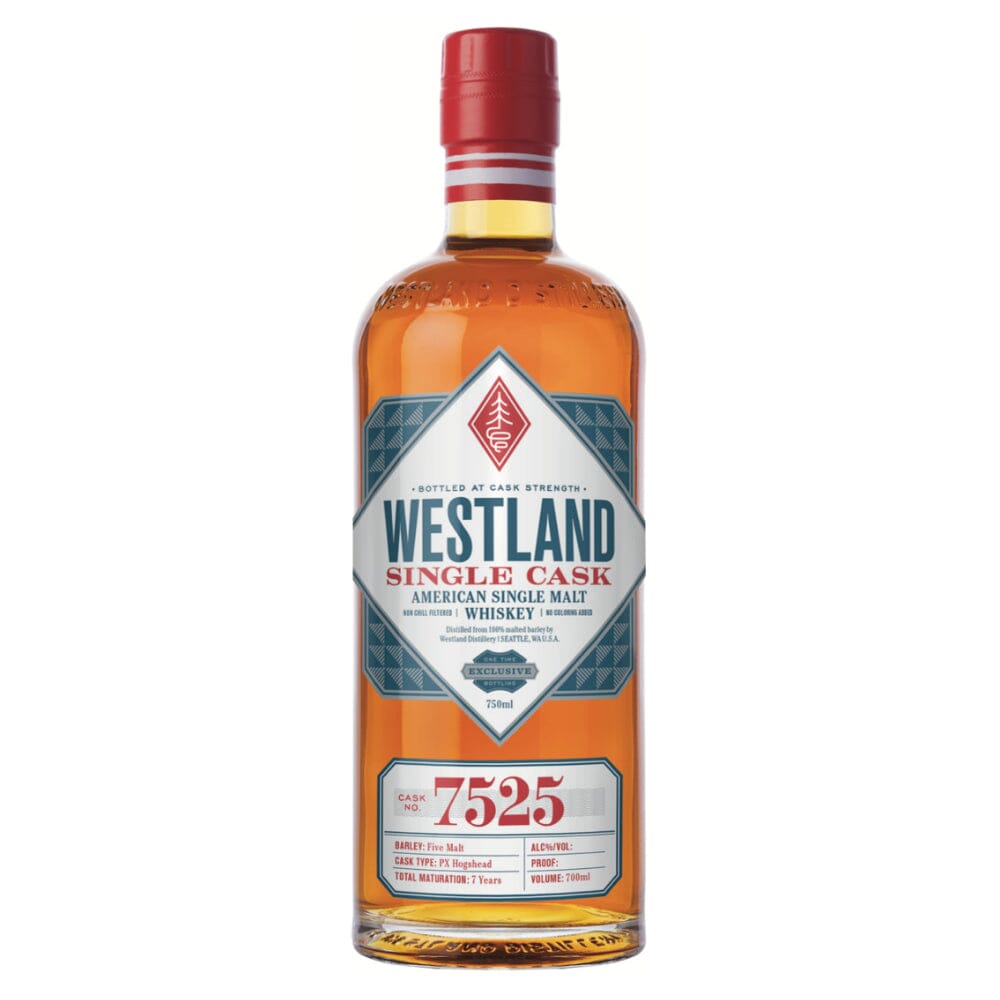 Westland Cask No. 7525 Privately Selected by San Diego Scotch Club American Whiskey Westland 