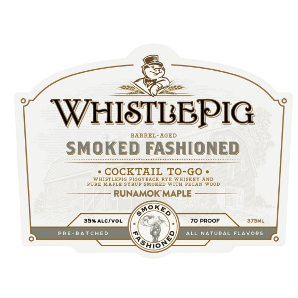 WhistlePig Smoked Fashioned Cocktail To-Go Canned Cocktails WhistlePig 