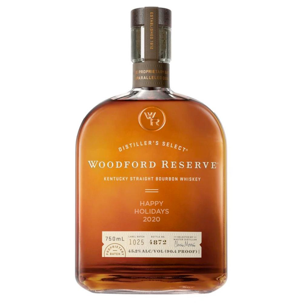 Woodford Reserve Limited Edition "Happy Holidays 2020" Engraved Bottle Bourbon Woodford Reserve 