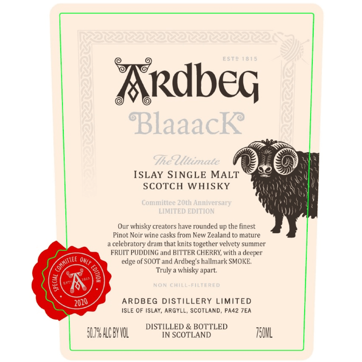 Ardbeg Blaaack Scotch Ardbeg 