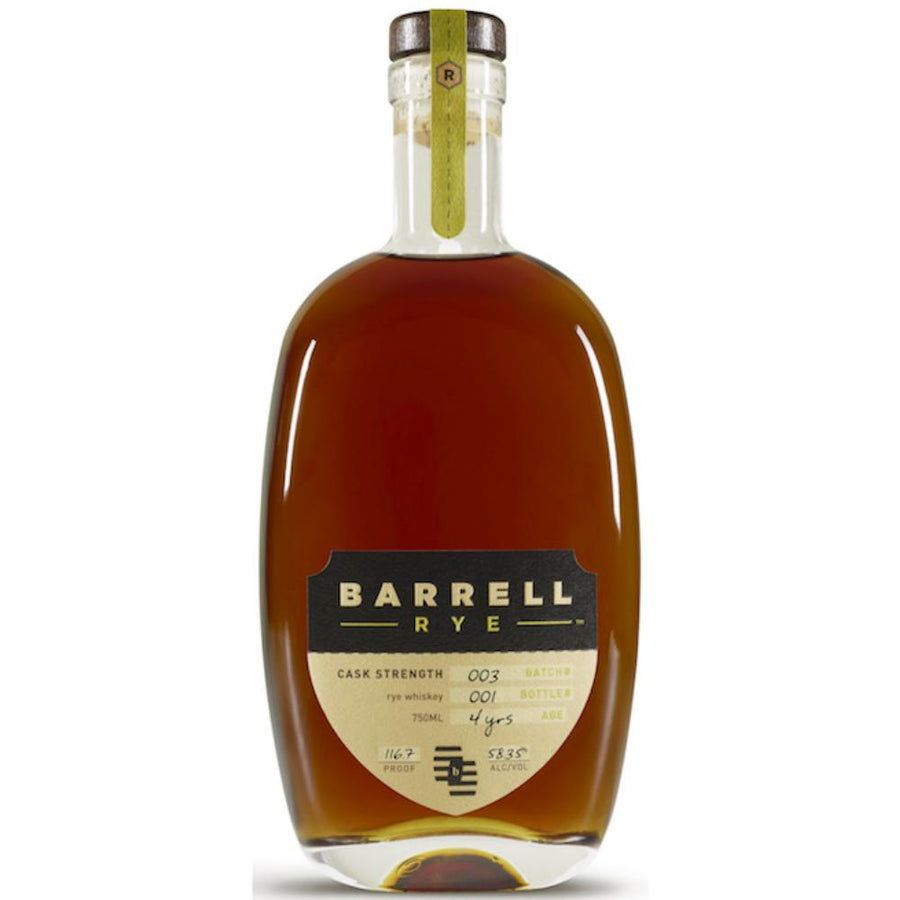 Barrell Rye 003 Rye Whiskey Barrell Craft Spirits 