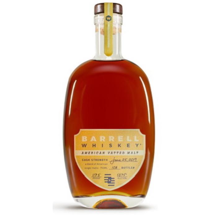 Barrell Whiskey American Vatted Malt American Whiskey Barrell Craft Spirits 