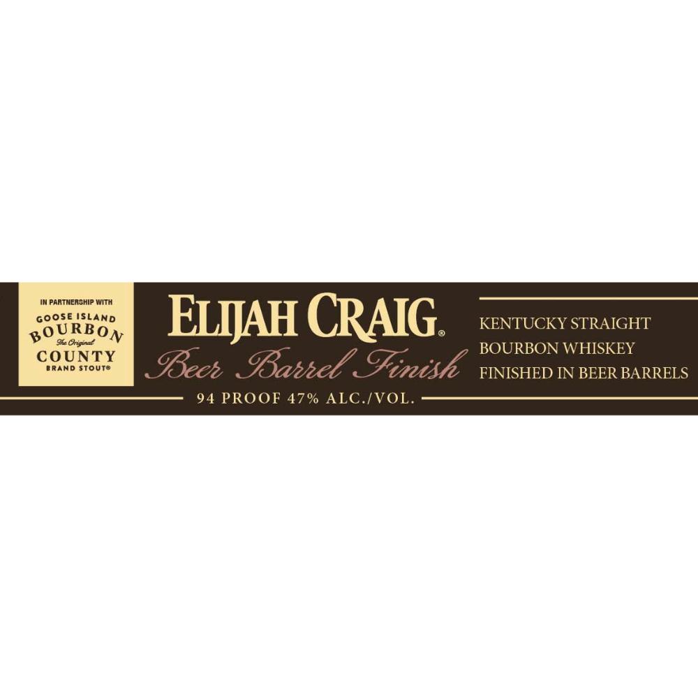 Elijah Craig Beer Barrel Finished Bourbon Elijah Craig 