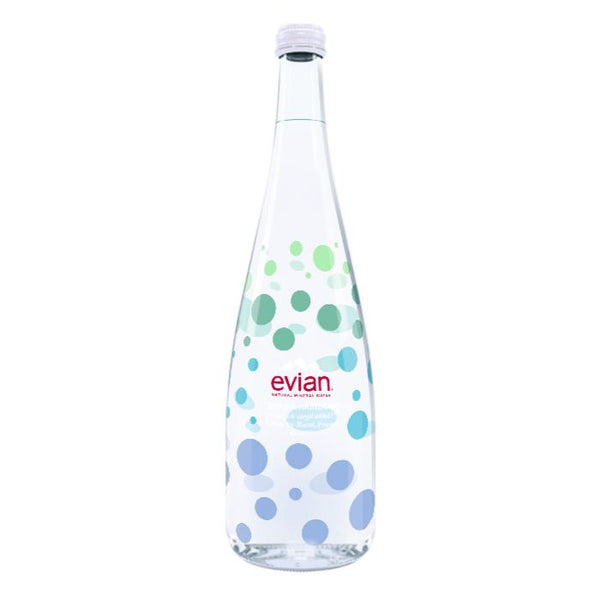 virgil abloh evianミネラルウォーター 限定版 Evian Virgil Abloh Limited Edition Natural Spring Water