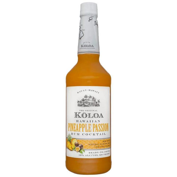 Kōloa Hawaiian Pineapple Passion Rum Cocktail 1 Liter Cocktail Mixers Kōloa Rum 