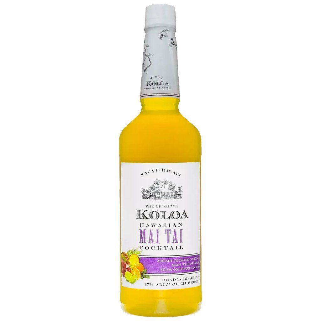 Kōloa Kauaʻi Hawaiian Mai Tai Cocktail 1 Liter Cocktail Mixers Kōloa Rum 