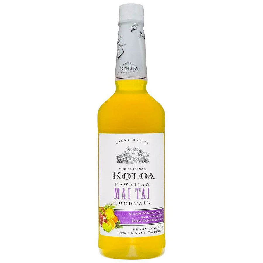 Kōloa Kauaʻi Hawaiian Mai Tai Cocktail 1 Liter Cocktail Mixers Kōloa Rum 