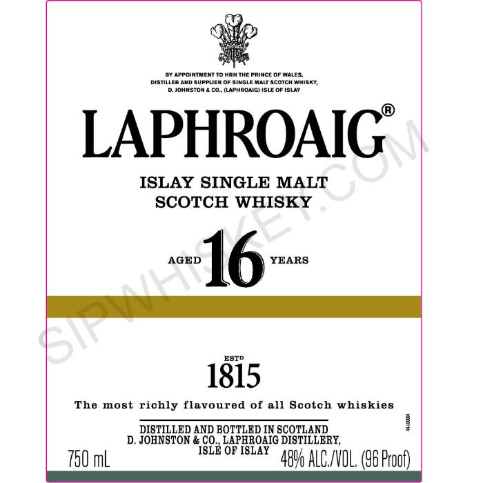 Laphroaig 16 Year Old Scotch Laphroaig 
