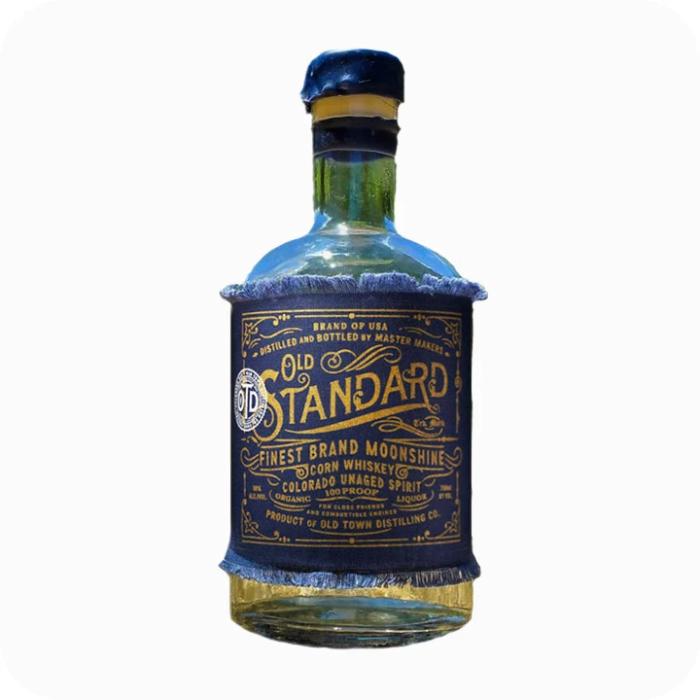 Old Standard Organic Corn Whiskey 'Moonshine' Moonshine Old Town Distilling 