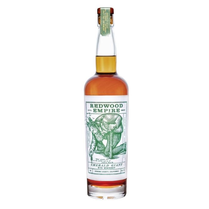 Redwood Empire Emerald Giant Rye Whiskey Rye Whiskey Redwood Empire Whiskey 