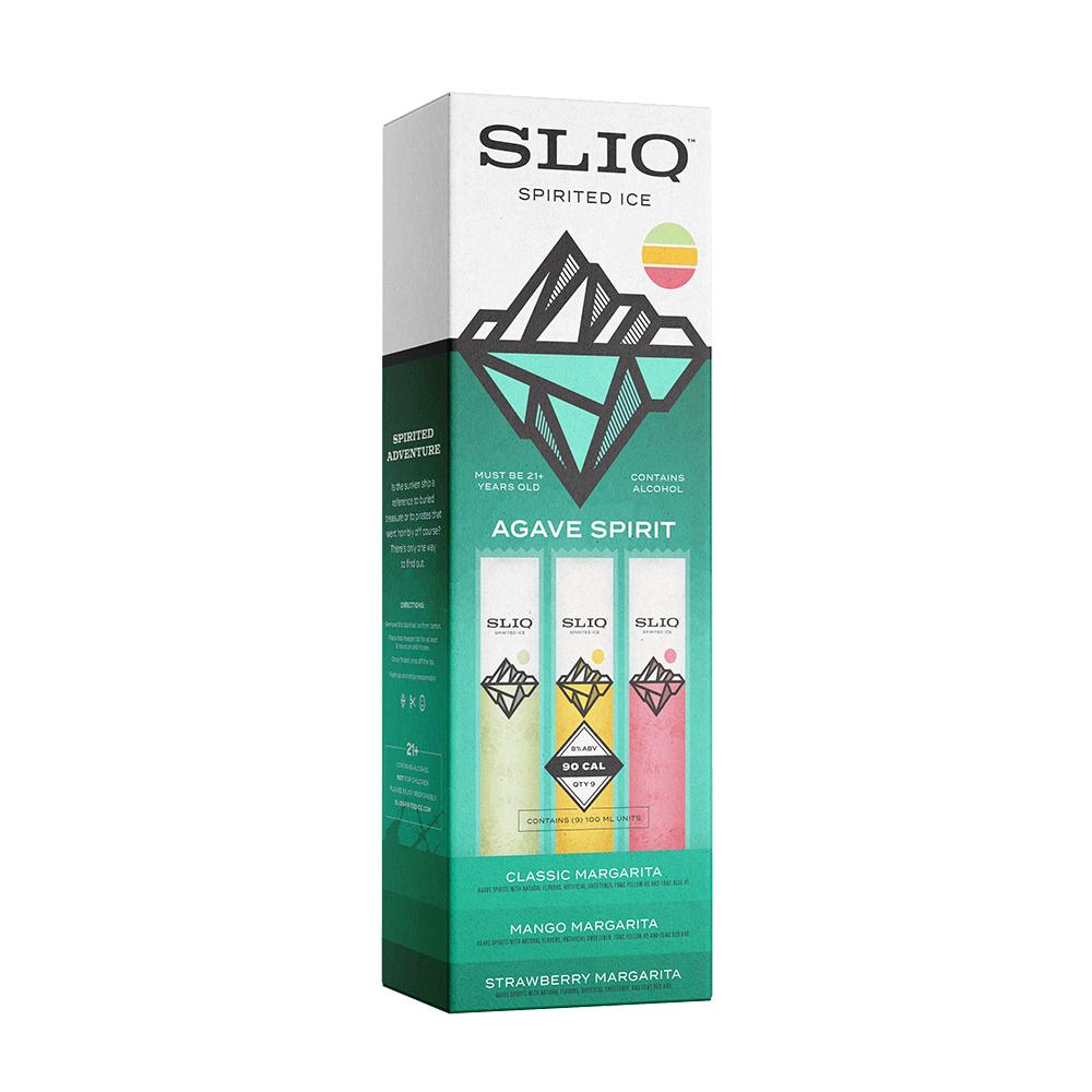 Sliq Spirited Ice Agave Spirit Alcoholic Freezer Bars Sliq Spirited Ice 