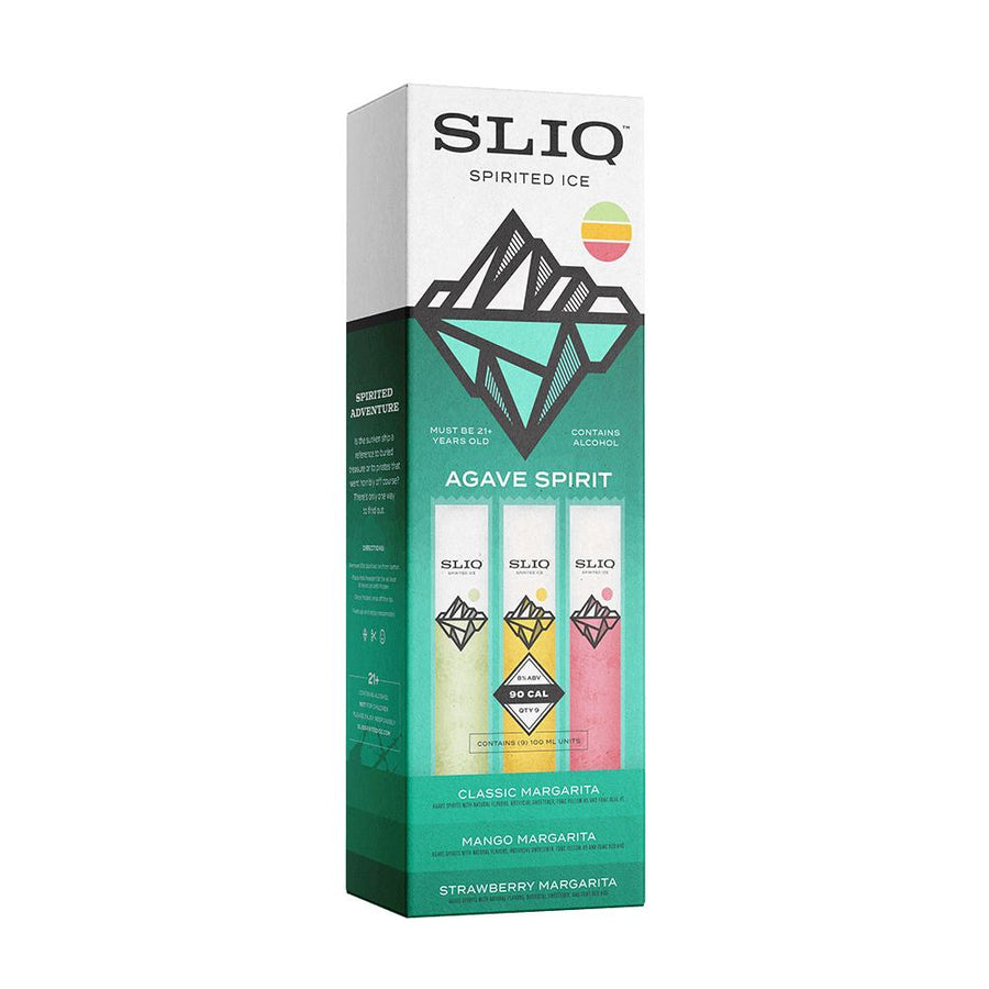 Sliq Spirited Ice Agave Spirit Alcoholic Freezer Bars Sliq Spirited Ice 