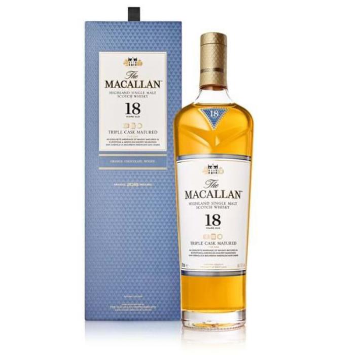The Macallan Triple Cask Matured 18 Year Old Fine Oak Scotch The Macallan 
