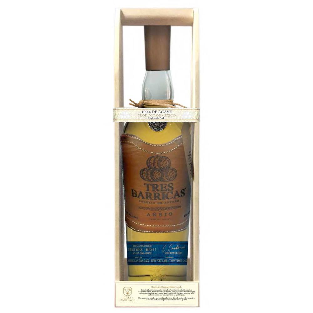 Tres Barricas 100% Agave Anejo Tequila Tequila Tres Barricas 