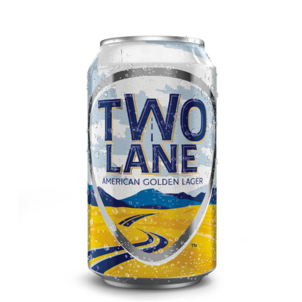 Two Lane American Golden Lager Beer Two Lane 