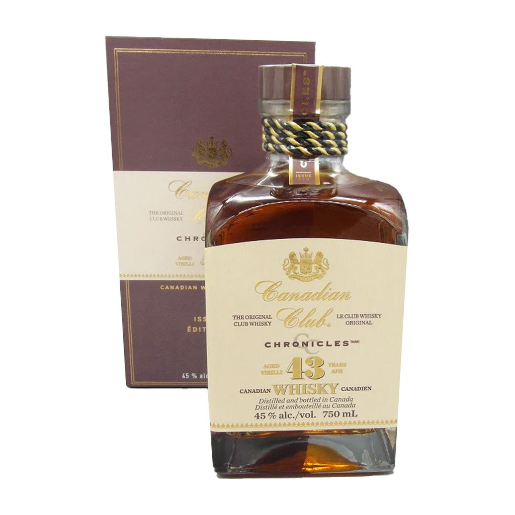Canadian Club Chronicles 43 Year Old Issue No. 3 Canadian Whisky Canadian Club Whisky 