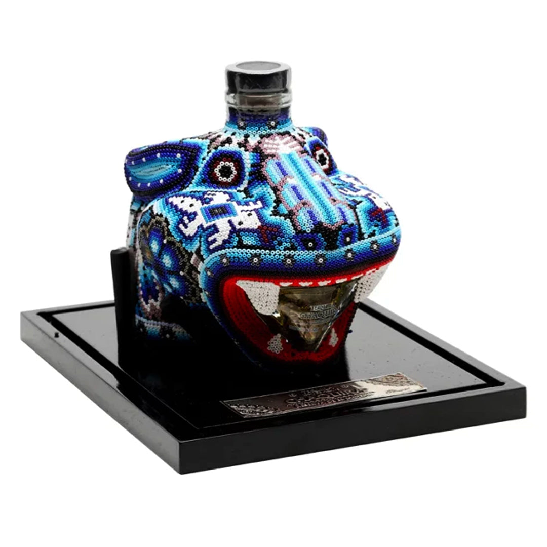 Chaquira Beaded Jaguar Blanco Tequila Tequila Chaquira 